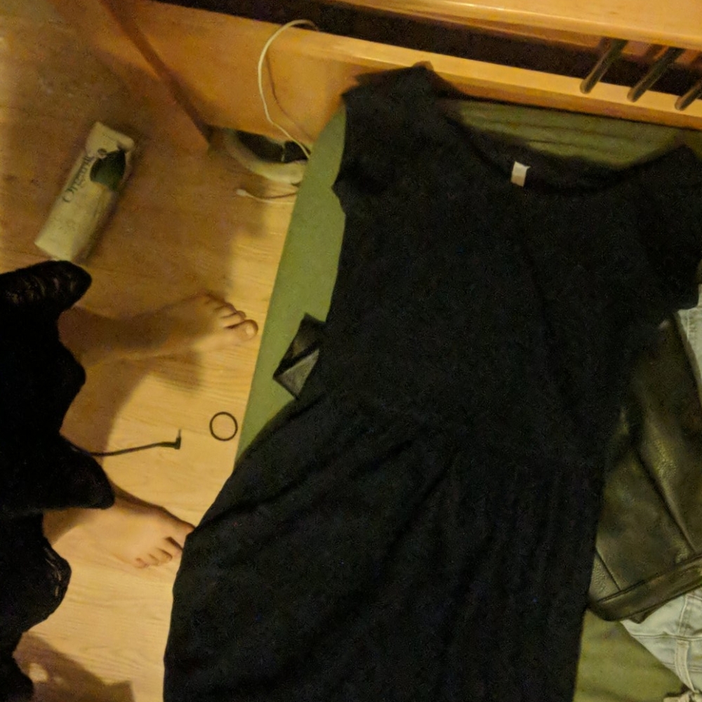 Navy blue Chevron dress size small juniors g